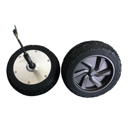 Front electric motor wheels