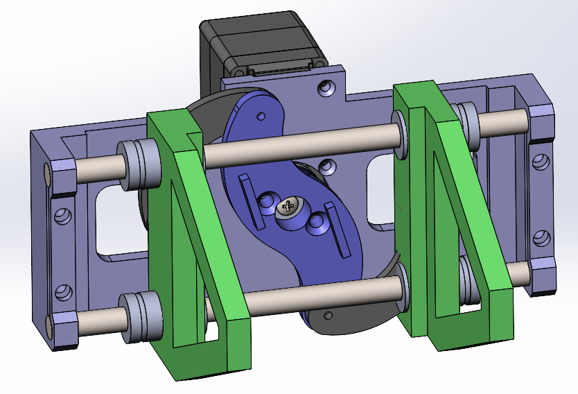 Crank-Rocker Linkage Mechanism