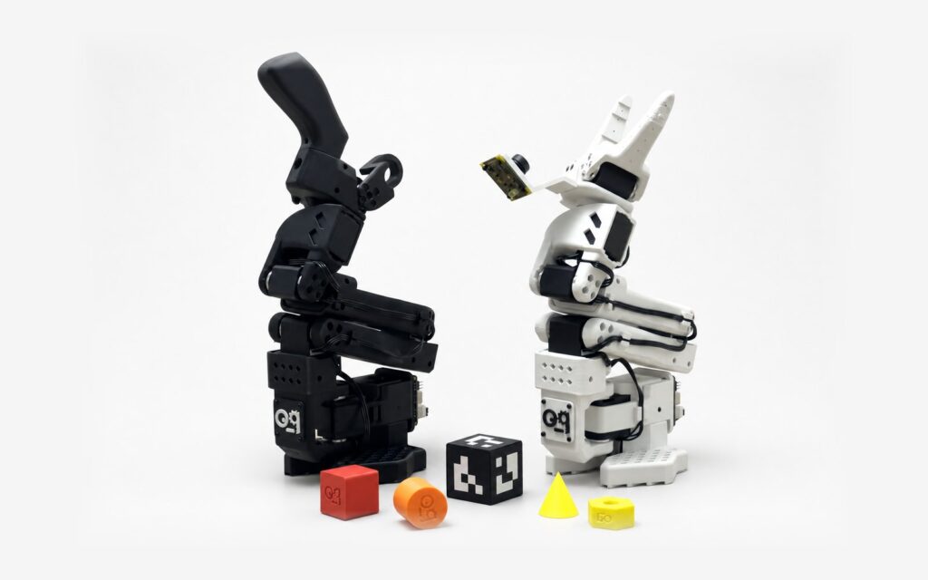 Kit de bras robotique SO-ARM101 Black & White